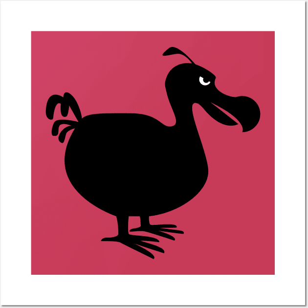 Angry Animals - Dodo Wall Art by VrijFormaat